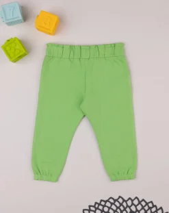 Prenatal Jeans Pantaloni E Salopette-Pantalone French Terry Bimba Verde