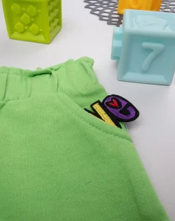 Prenatal Jeans Pantaloni E Salopette-Pantalone French Terry Bimba Verde