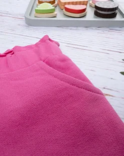 Prenatal Jeans Pantaloni E Salopette-Pantalone French Terry Bimba Rosa