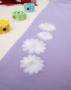 Prenatal Jeans Pantaloni E Salopette-Pantalone In Felpa Bambina Oeko Tex Margherite