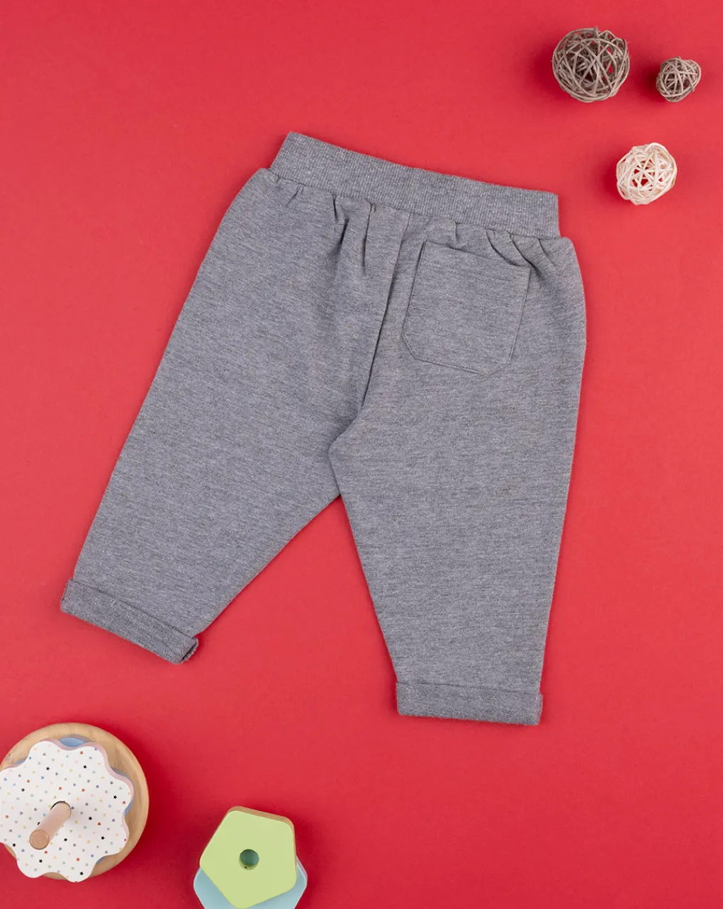 Prenatal Pantaloni E Salopette-Pantalone In Felpa Bimbo Grey