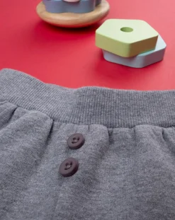 Prenatal Pantaloni E Salopette-Pantalone In Felpa Bimbo Grey