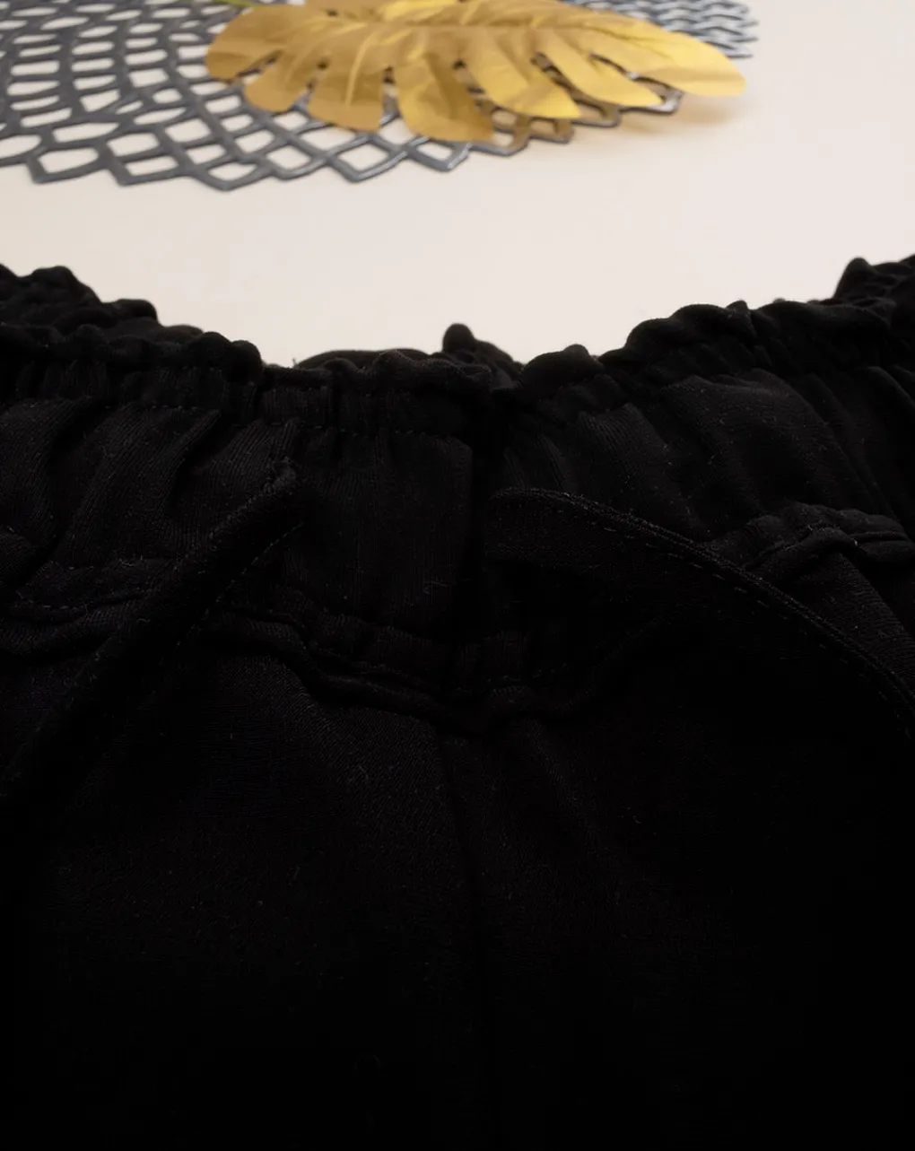 Prenatal Pantaloni Gonne E Leggings-Pantalone Lungo Nero Con Coulisse