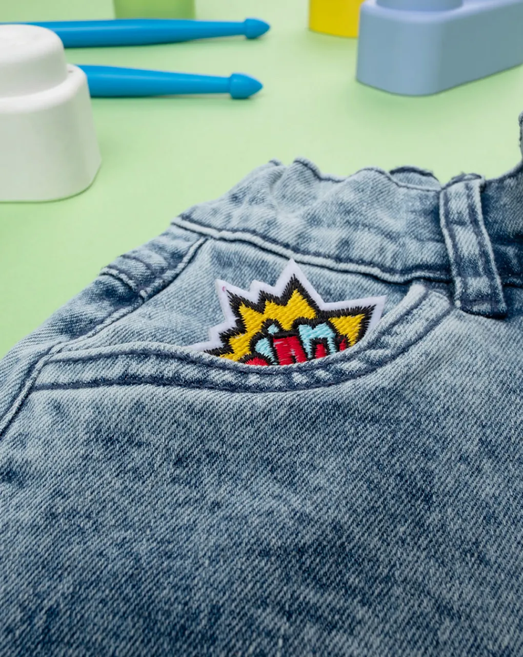 Prenatal Jeans Pantaloni E Salopette-Pantaloni Bambino Denim Chiaro