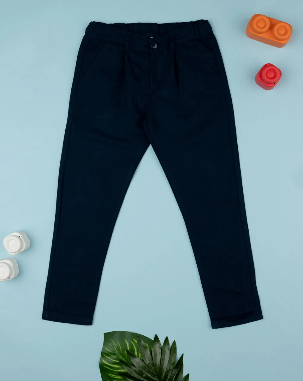 Prenatal Jeans Pantaloni E Salopette-Pantaloni Lunghi Bambino Blu Lino