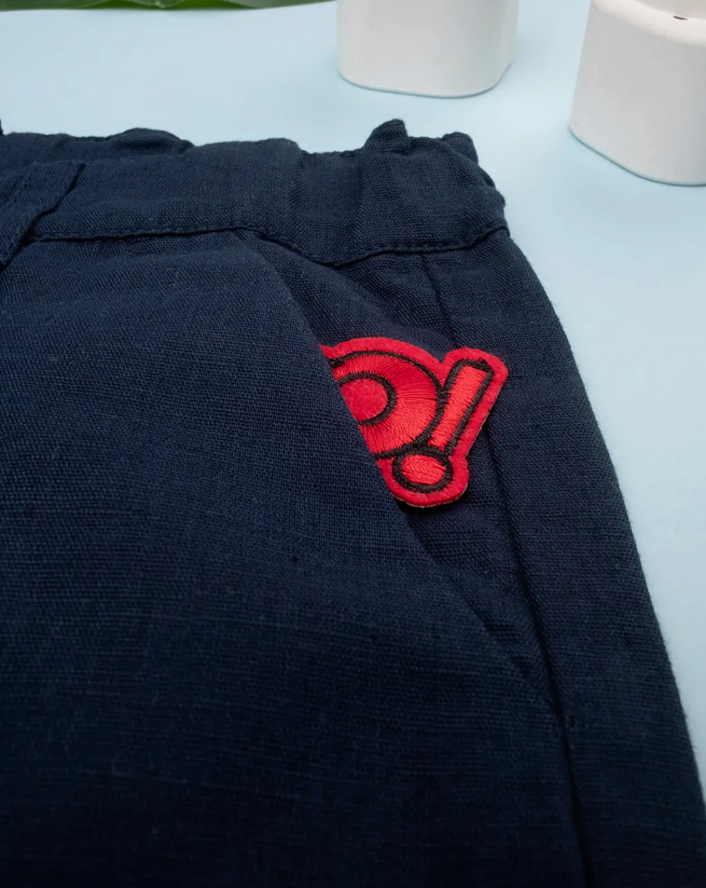 Prenatal Jeans Pantaloni E Salopette-Pantaloni Lunghi Bambino Blu Lino