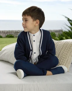 Prenatal Jeans Pantaloni E Salopette-Pantaloni Lunghi Bambino Blu Lino