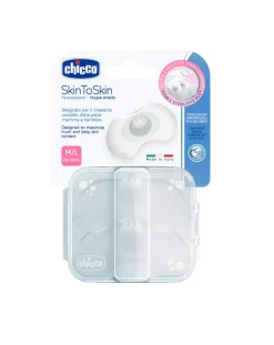 Chicco Coppette Assorbilatte-Paracapezzoli Silicone Skintoskin M/L