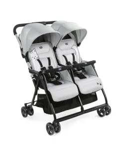 Chicco Gemellari-Passeggino Gemellare Ohlala Twin Silver Cat