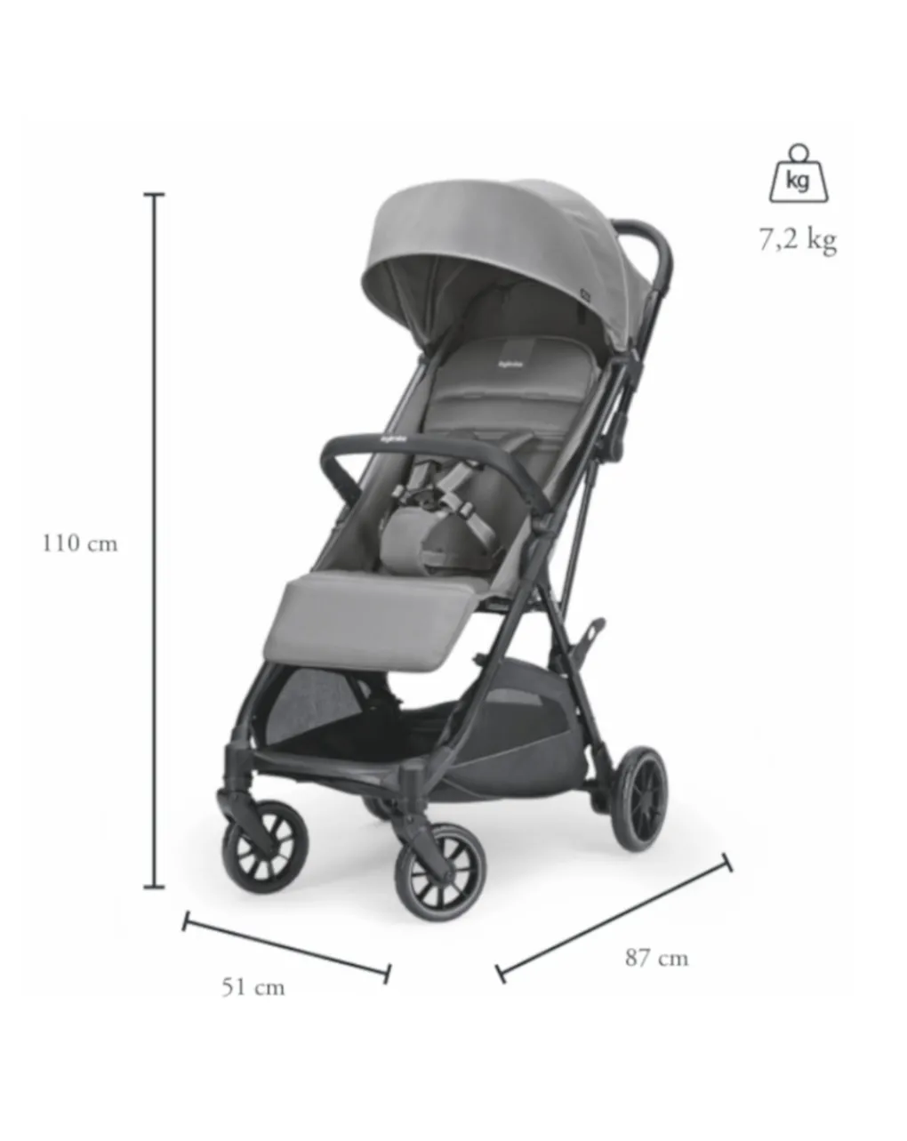 Inglesina Passeggini-Passeggino Now Colore Splash Blue