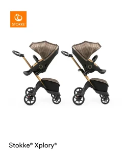 Stokke Trio E Duo-Passeggino Xplory? X Gold Limited Edition - ?