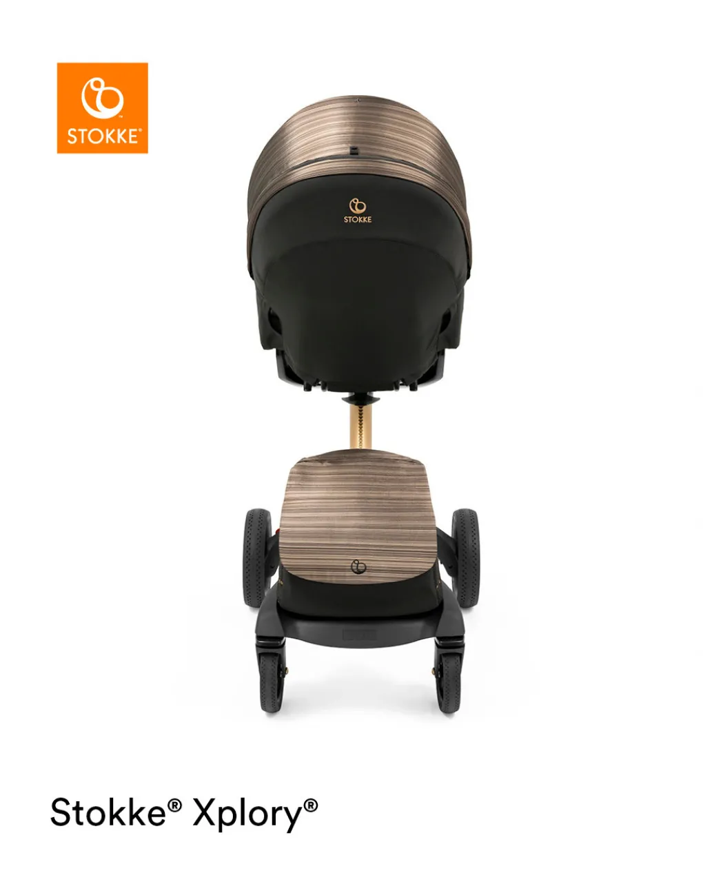 Stokke Trio E Duo-Passeggino Xplory? X Gold Limited Edition - ?