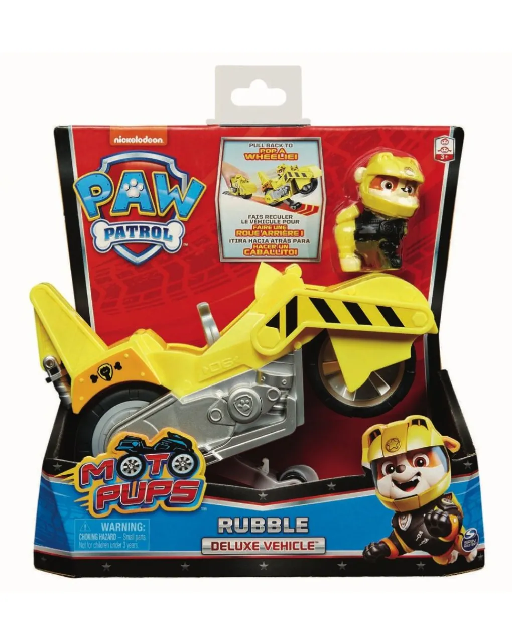 Paw Patrol Veicoli Giocattolo E Radiocomandi-Veicolo Tematizzato Di Rubble Moto Pup