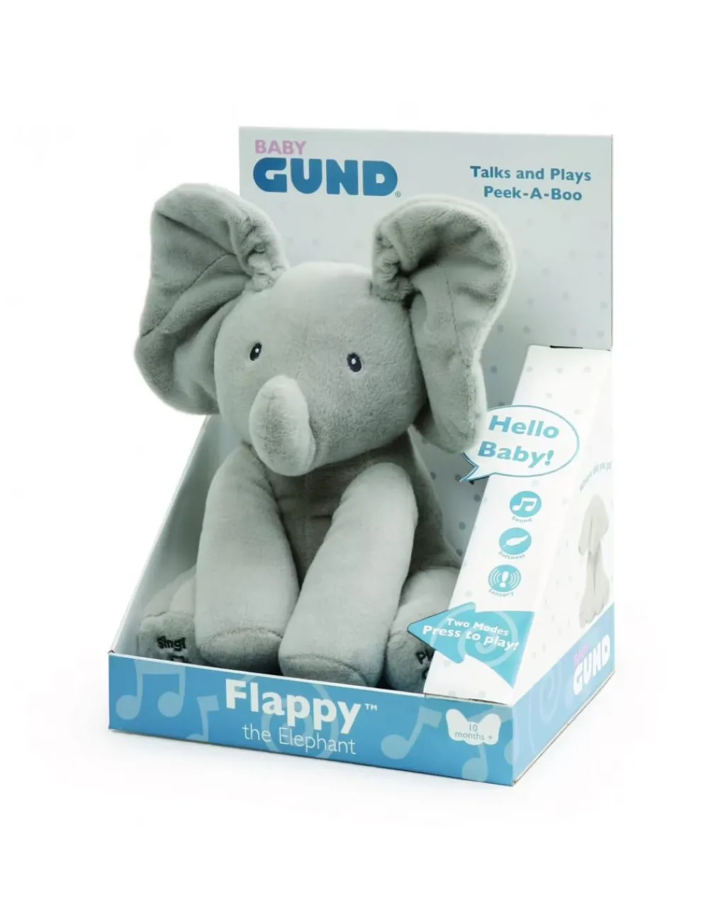 Gund Giochi Interattivi E Prescolari-Peluche Interattivo Flappy L’Elefantino -