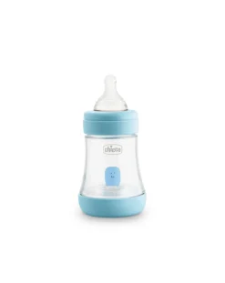 Chicco Biberon-Perfect 5 Biberon 150 Ml Azzurro - Flusso Lento