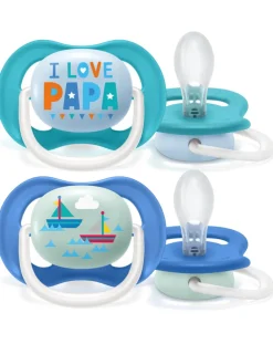 Philips Avent Succhietti-2 Succhietti Ultra Air Collection 6-18M Papa