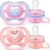 Philips Avent Succhietti-2 Succhietti Ultra Air 0-6 Femmina - Animaletti Bosco