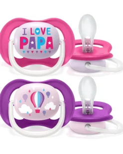 Philips Avent Succhietti-2 Succhietti Ultra Air Collection 6-18 Papa
