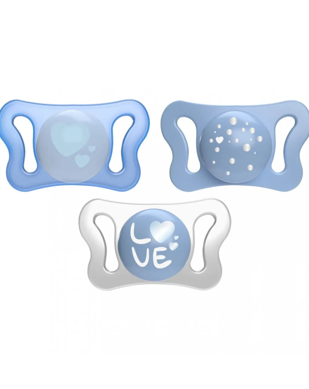 Chicco Succhietti-Physioforma Micro Blue Silicone 0-2 Mesi 2 Pezzi -
