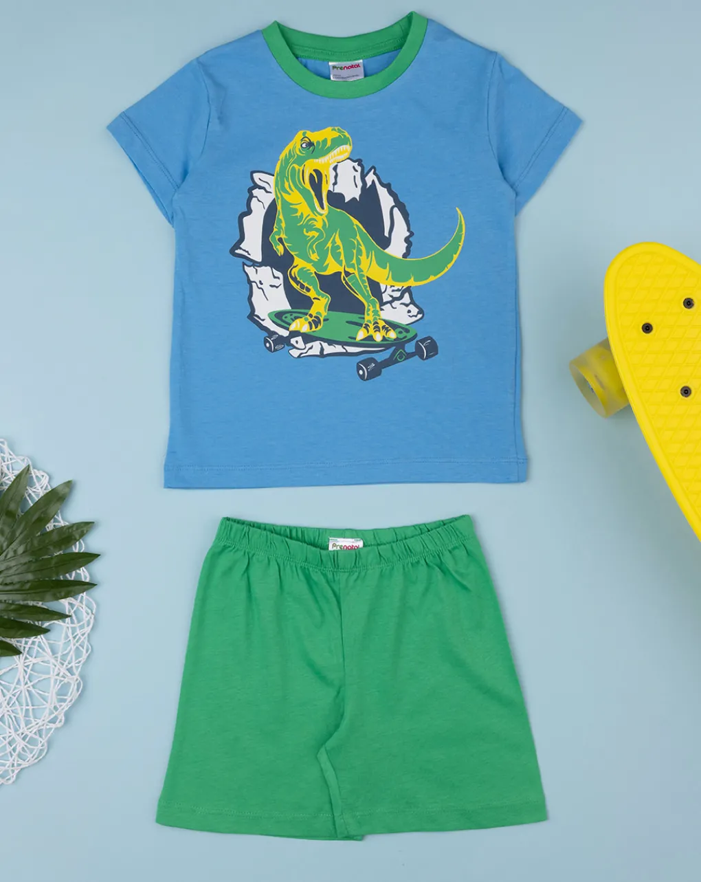 Prenatal Pigiami-Pigiama 2 Pezzi Estivo Bambino T-Rex
