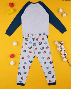 Prenatal Pigiami-Pigiama Bimbo "Avangers” Grigio
