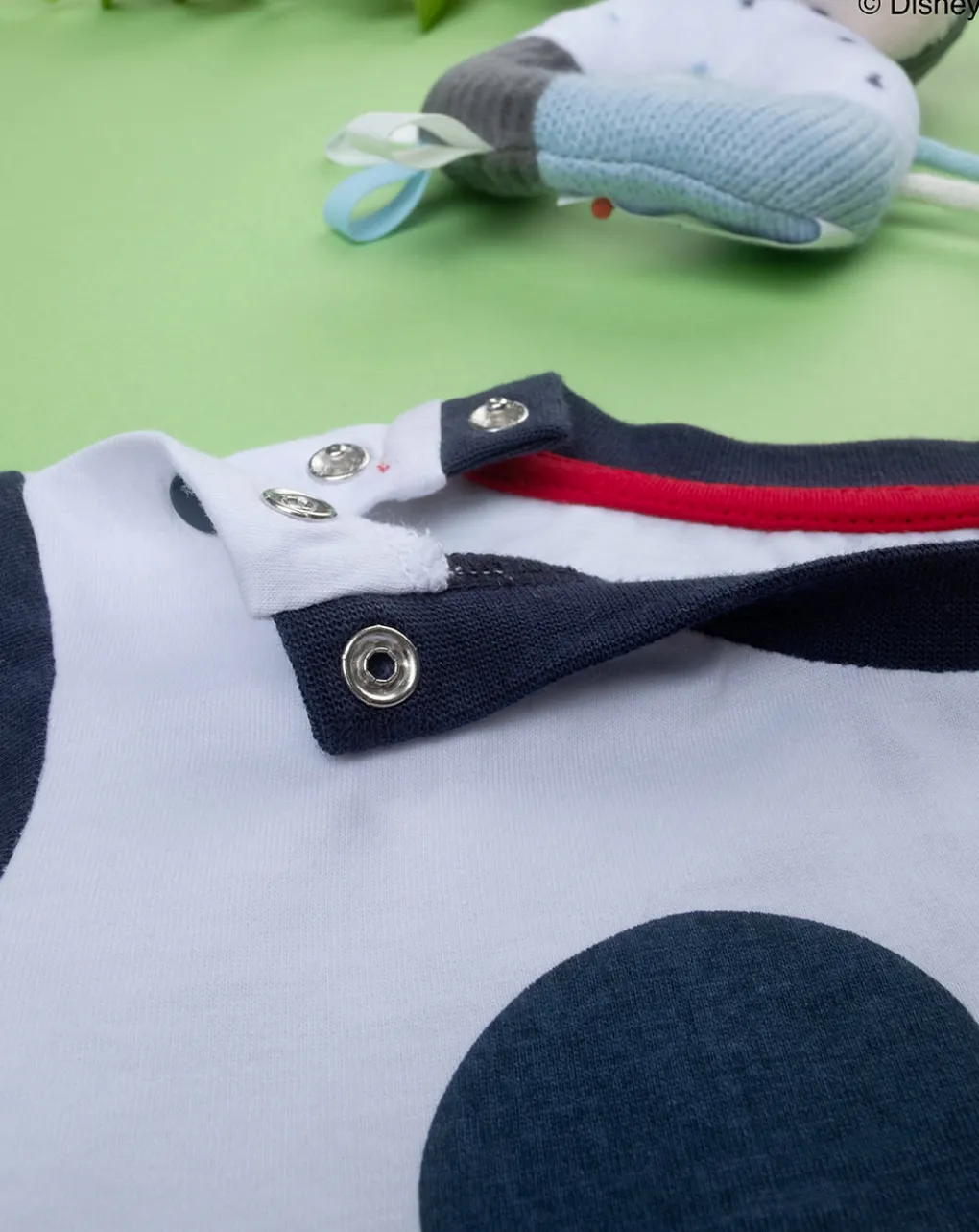 Prenatal Pigiami-Pigiama Bimbo "Mickey Mouse” Blu/Rosso
