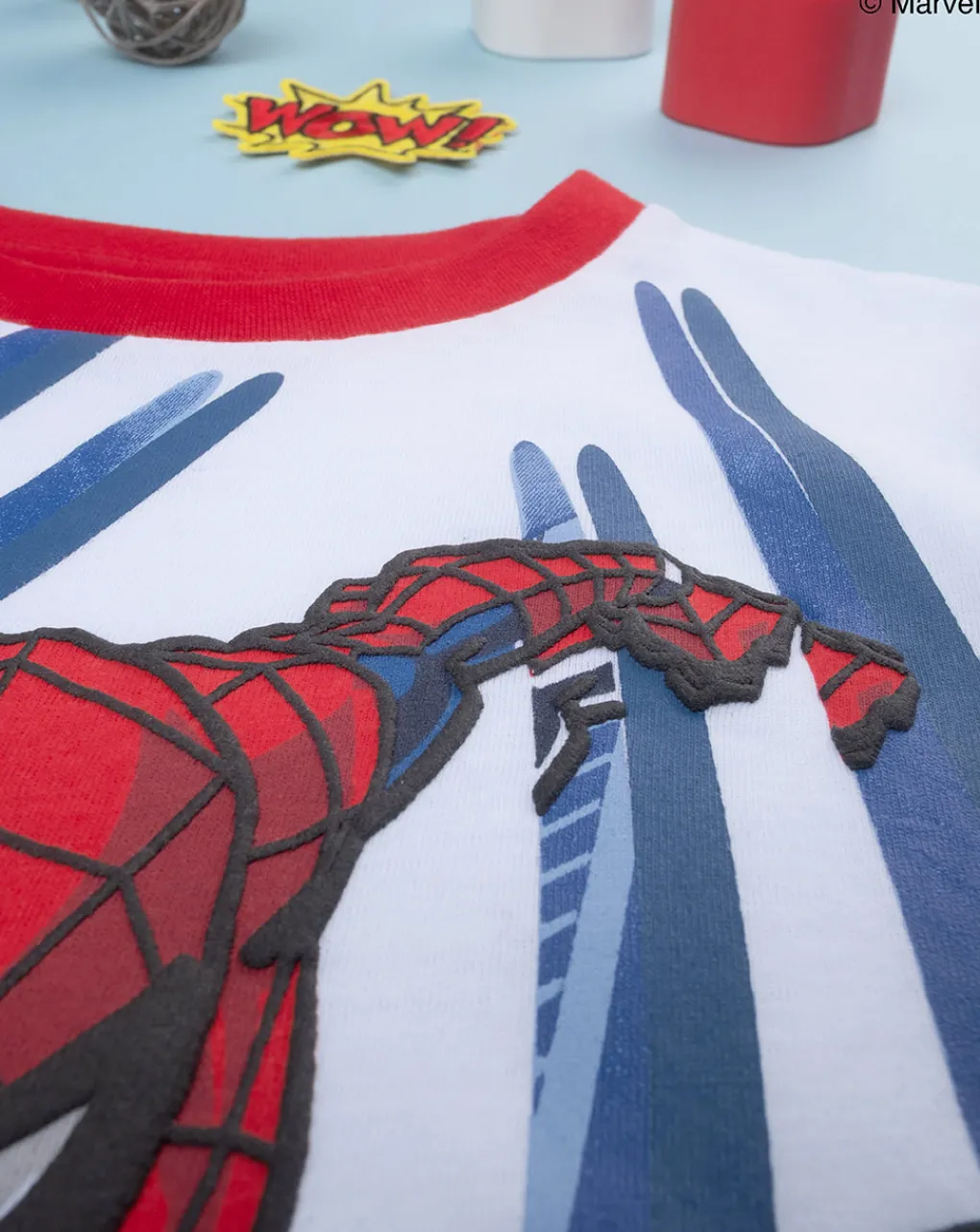Prenatal Pigiami-Pigiama Bimbo "Spiderman” Rosso