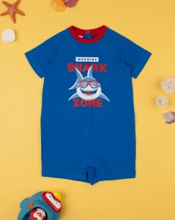 Prenatal Pigiami-Pigiama Corto Bimbo In Jersey "Squalo”