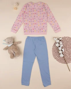 Prenatal Pigiami-Pigiama Jersey Bimba Blu/Rosa
