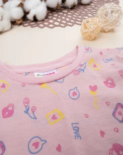 Prenatal Pigiami-Pigiama Jersey Bimba Blu/Rosa