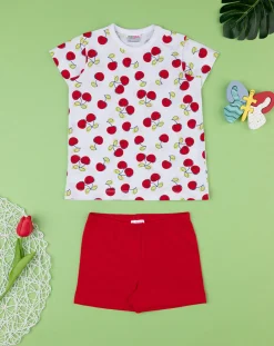 Prenatal Pigiami-Pigiama Jersey Bimba "Ciliegie”