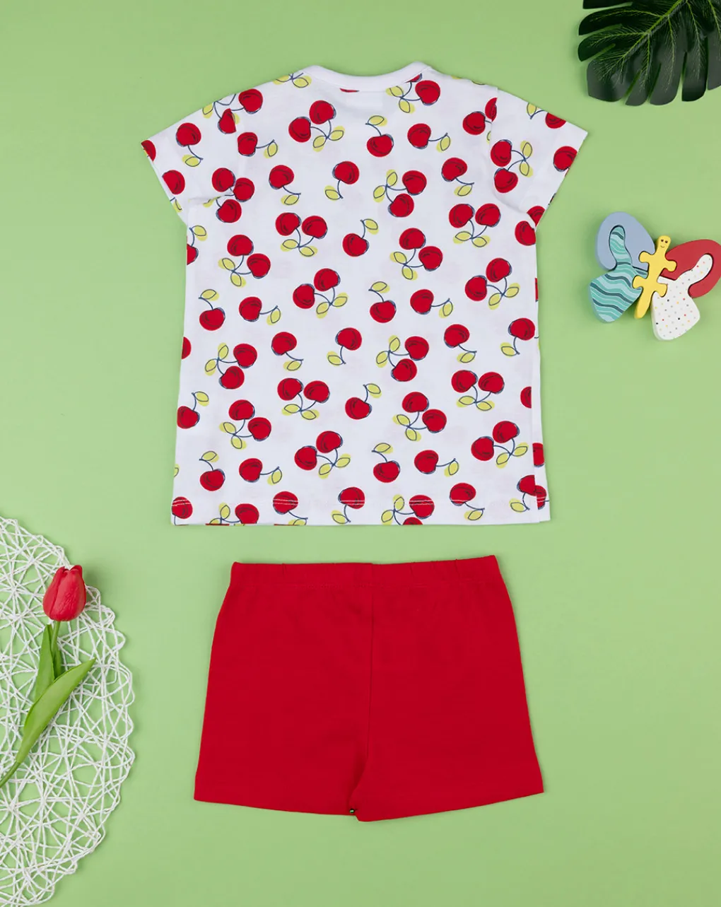 Prenatal Pigiami-Pigiama Jersey Bimba "Ciliegie”