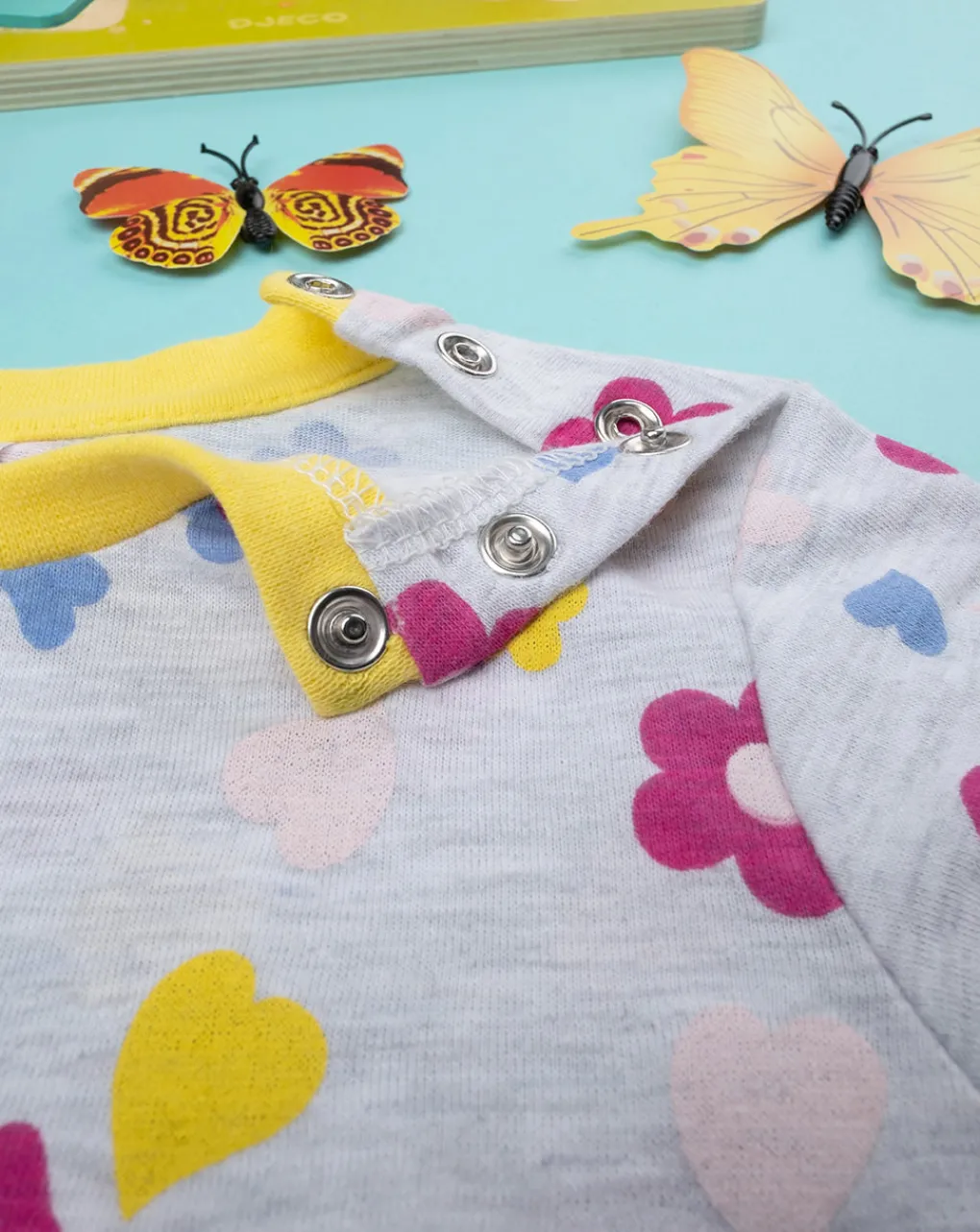 Prenatal Pigiami-Pigiama Jersey Bimba Giallo/Grigio