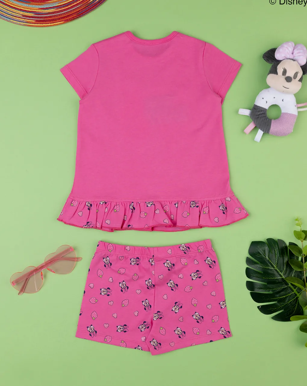 Prenatal Pigiami-Pigiama Jersey Bimba "Minnie” Rosa