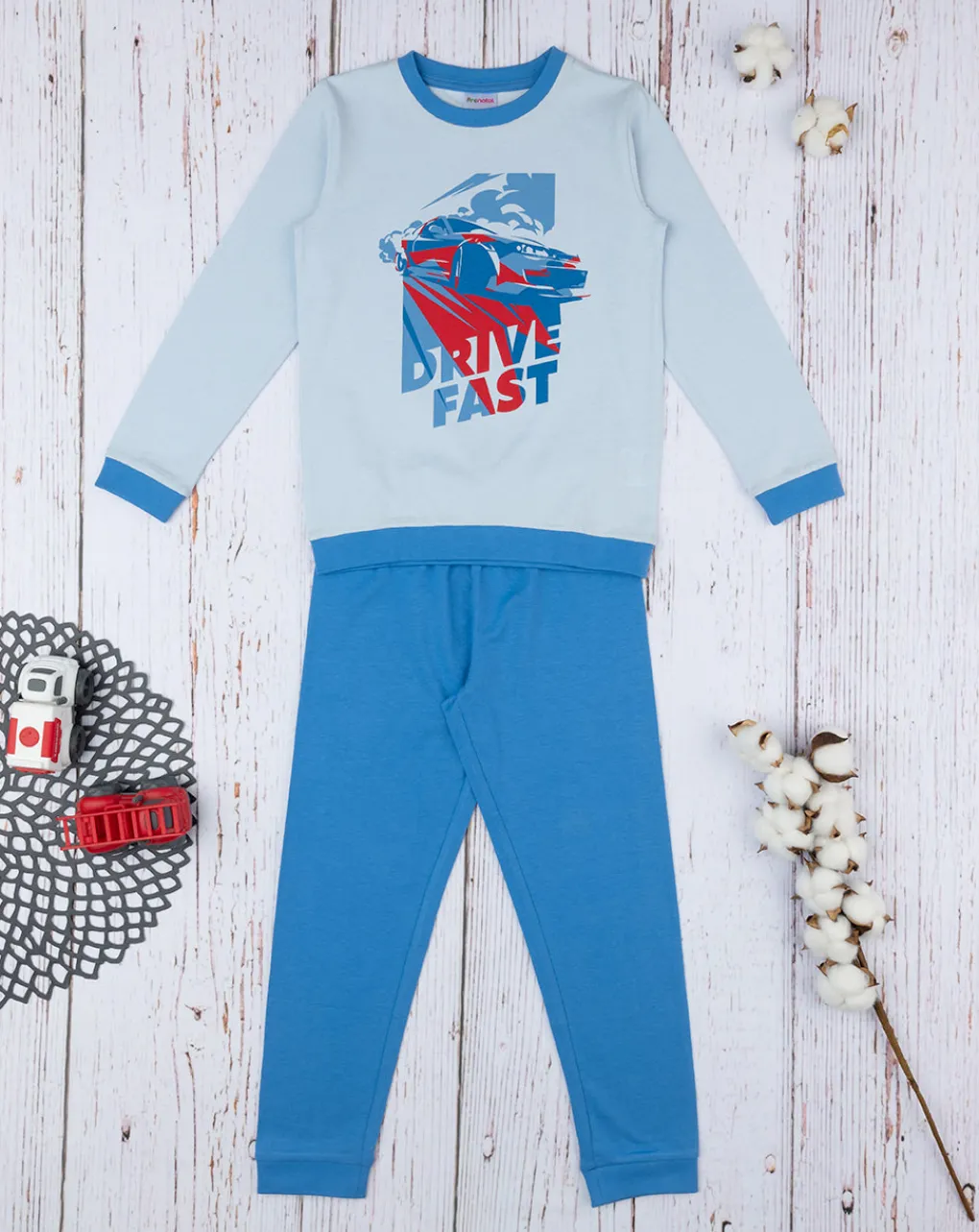 Prenatal Pigiami-Pigiama Lungo Da Bambino Macchine