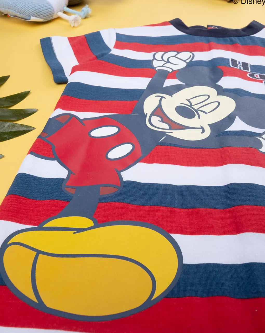 Prenatal Pigiami-Pigiamone Jersey Bimbo "Mickey” Organic Cotton