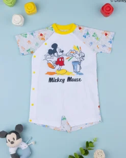 Prenatal Pigiami-Pigiamone Jersey Bimbo "Mickey Mouse” Organic Cotton