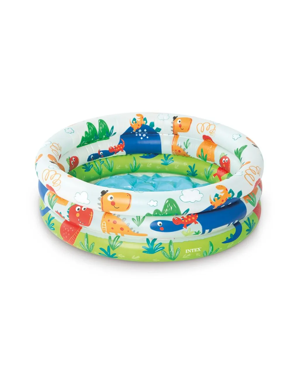 Intex Piscine Braccioli E Salvagenti-Piscina Baby Pool 3 Anelli 61X22 Cm I.12 -