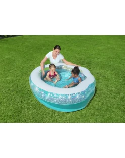 Bestway Piscine Braccioli E Salvagenti-Piscina Per Bambini Conchiglia Scintillante 150X127X43 Cm -
