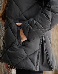 Prenatal Cappotti E Piumini-Piumino Premaman Con Cappuccio