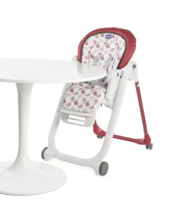 Chicco Seggioloni Pappa-Polly Progres5 - 4 Ruote Red