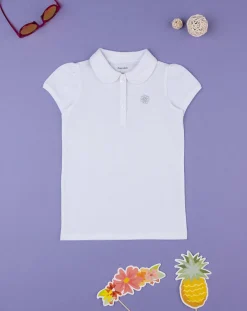 Prenatal Magliette E Camicie-Polo Basica Bambina Bianca