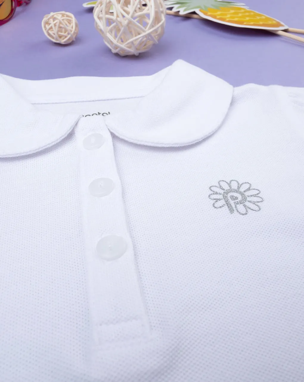 Prenatal Magliette E Camicie-Polo Basica Bambina Bianca