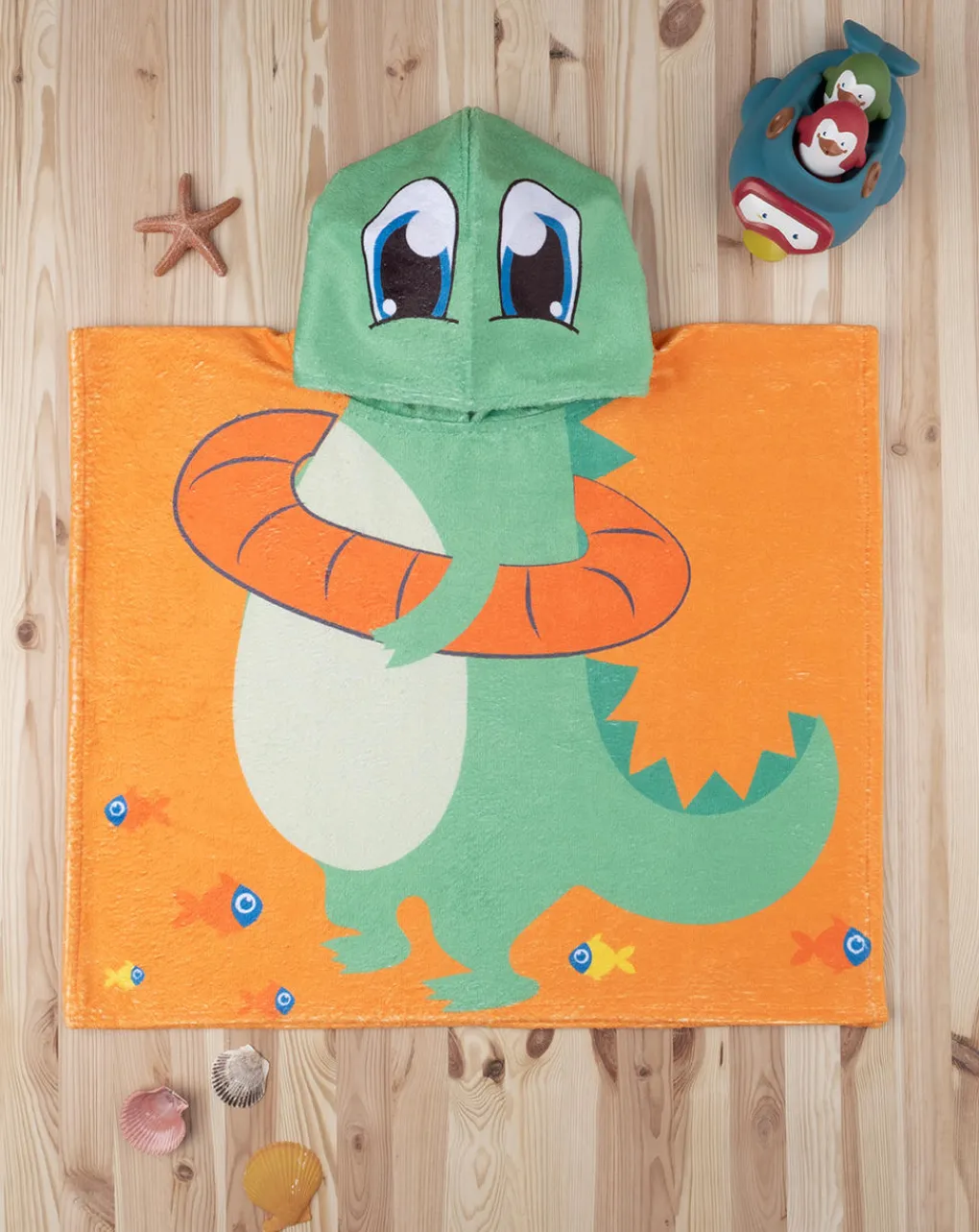 Prenatal Costumi Mare-Poncho Boy "Dino”
