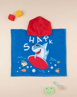 Prenatal Costumi Mare-Poncho Mare Bimbo Shark