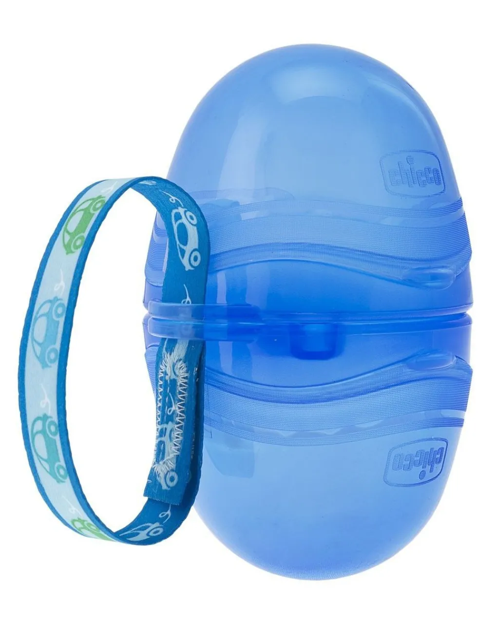 Chicco Succhietti-Porta Succhietto Doppio Blu