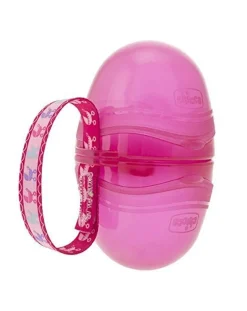 Chicco Succhietti-Porta Succhietto Doppio Rosa