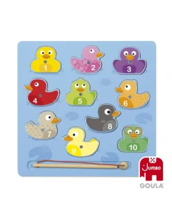 Goula Puzzle Per Bambini-Puzzle In Legno Papere Magnetico -
