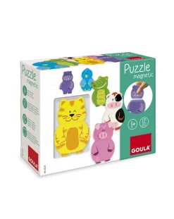 Goula Giochi Primi Mesi-Puzzle Magnetico Animali -