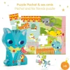 Djeco Puzzle Per Bambini-Puzzle Sagomato 24 Tessere Pachat And His Friends -